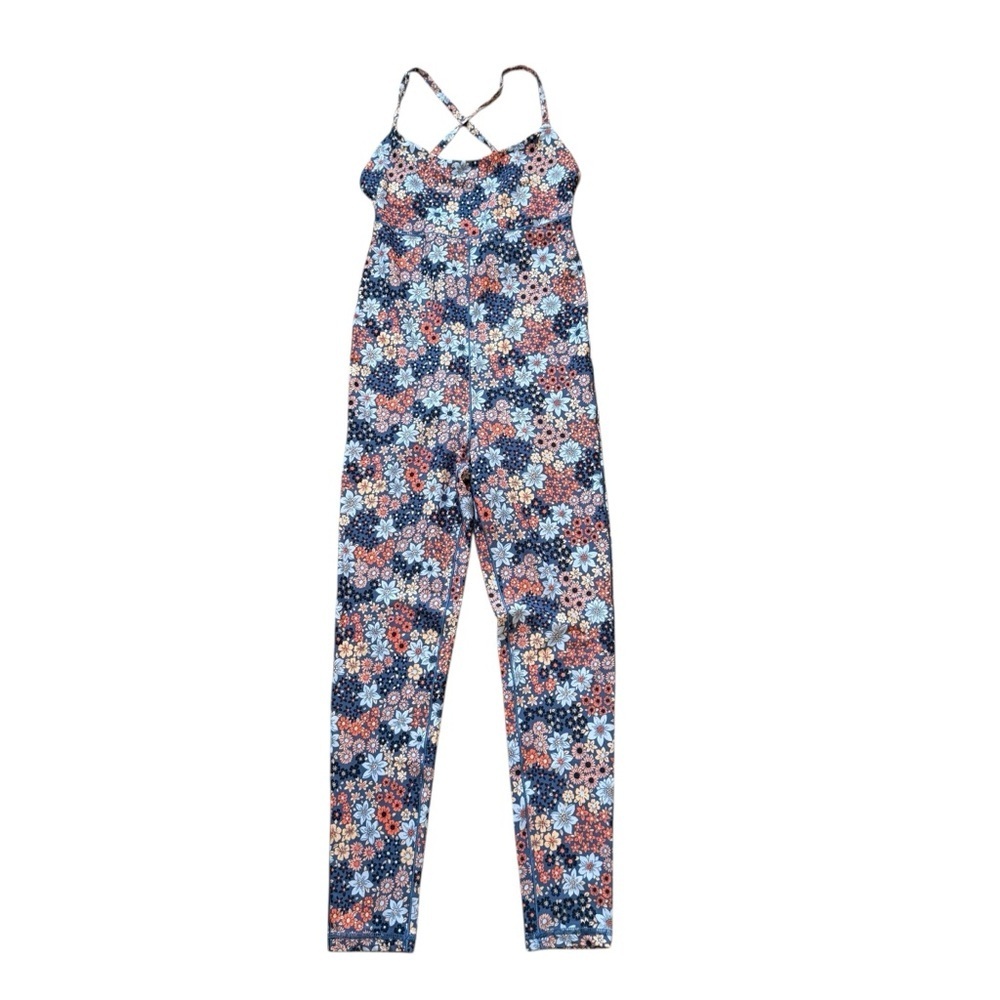 Aerie Floral One Piece Jumpsuit